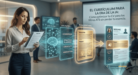 imagen de un CV optimizado con IA CV optimizado con IA
